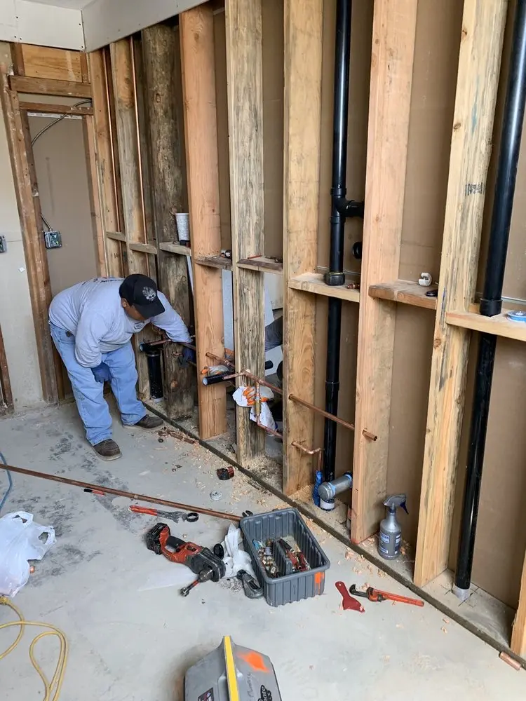 Commercial rough-in plumbing for Gas Line Repair in Howard Landing
